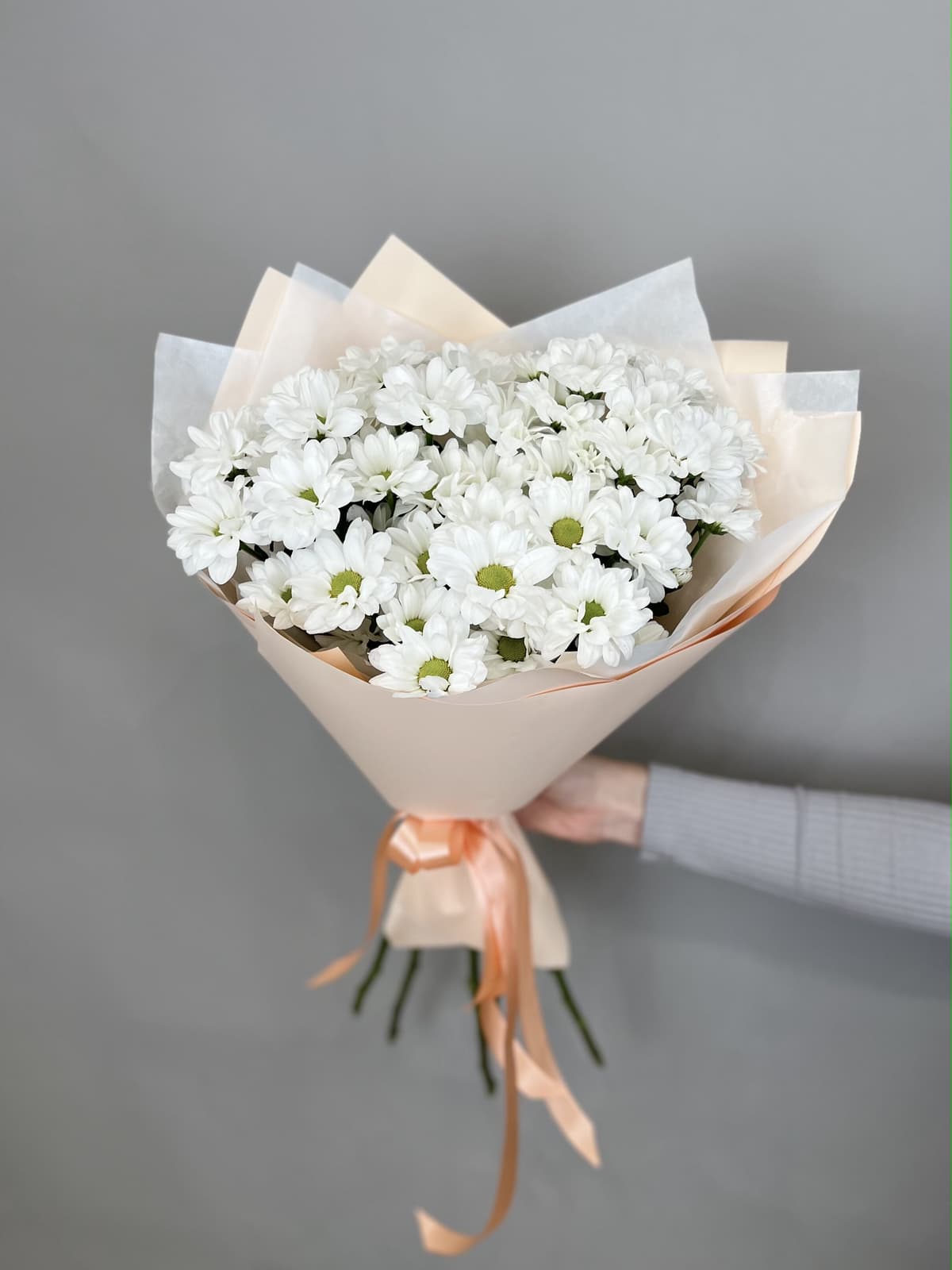 Оригинальный букет хризантем "Бакарди" (5)