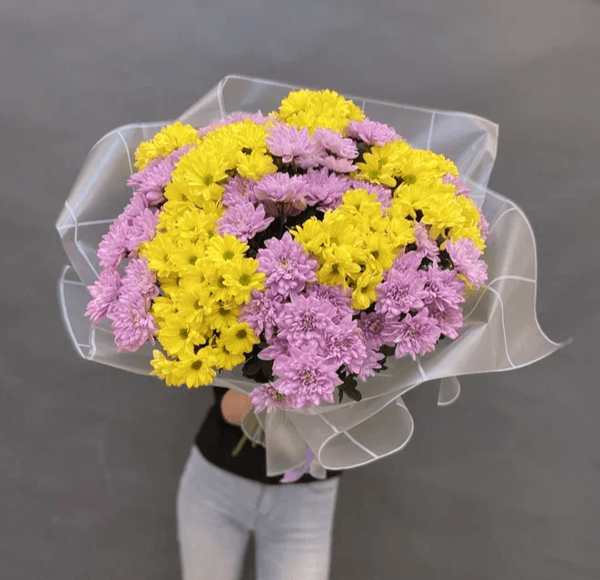 Шикарный букет "Хризантемиум" XL