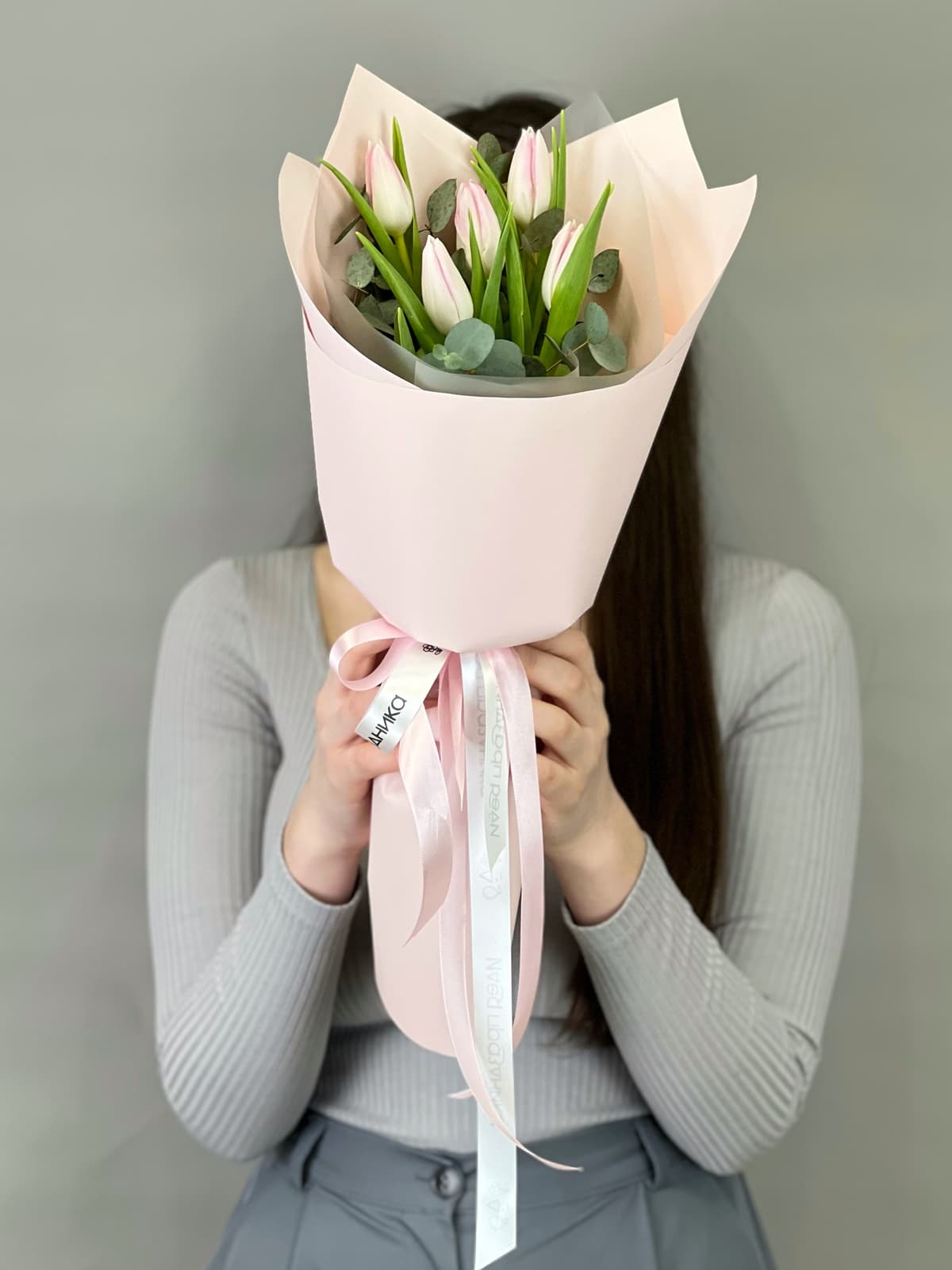 Прекрасный букет комплимент "Розовый"