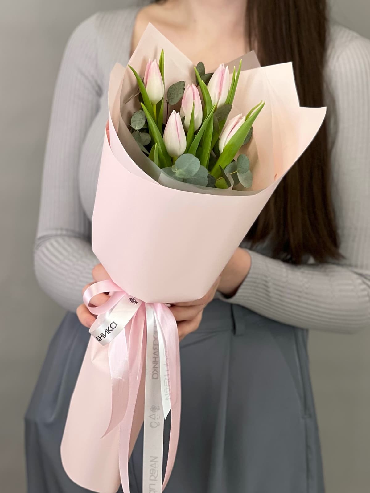 Прекрасный букет комплимент "Розовый"