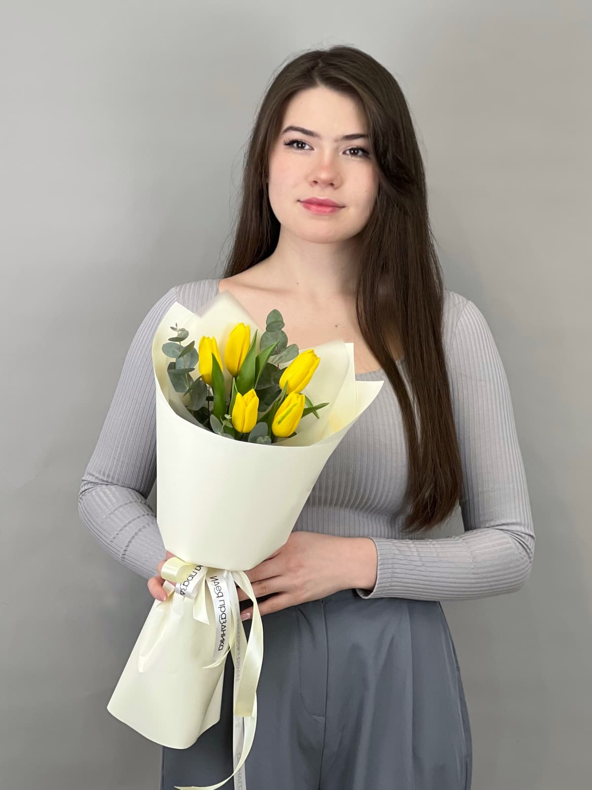 Весенний букет комплимент "Солнечный"