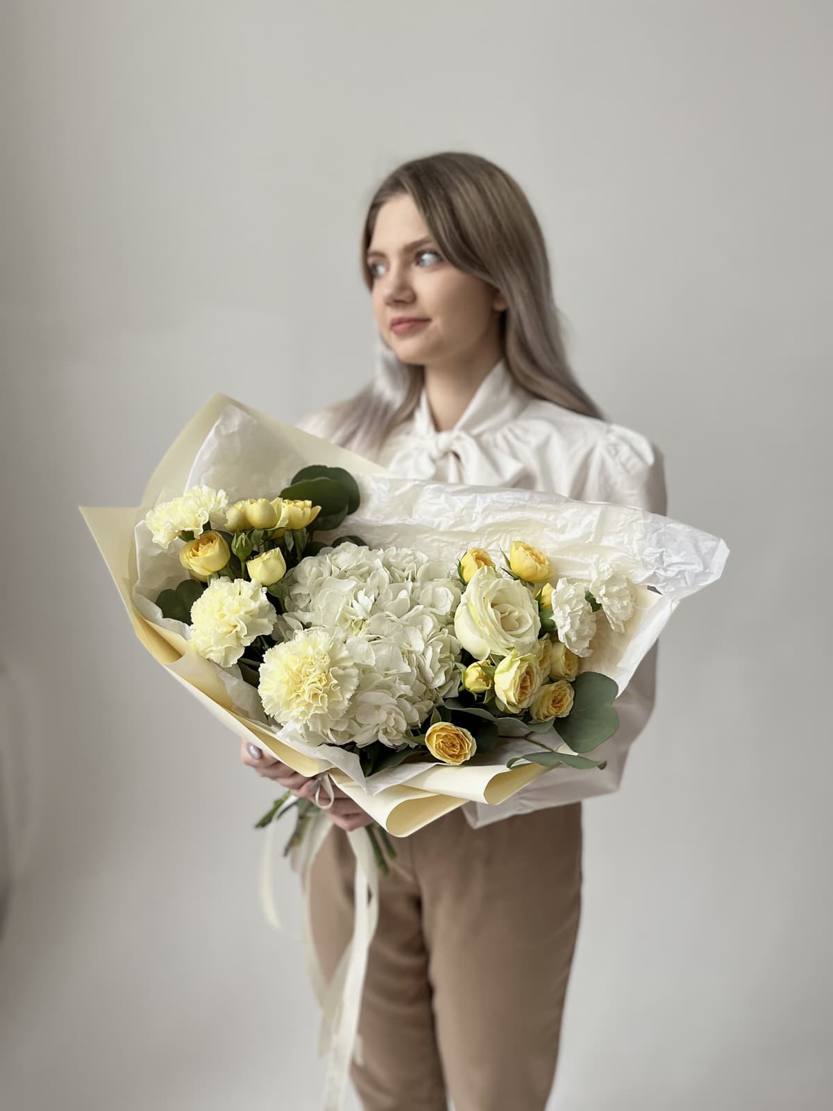Букет "Лимонный сорбет" Менделеева