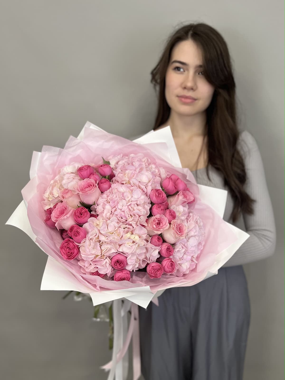 Дизайнерский букет "Magenta" L