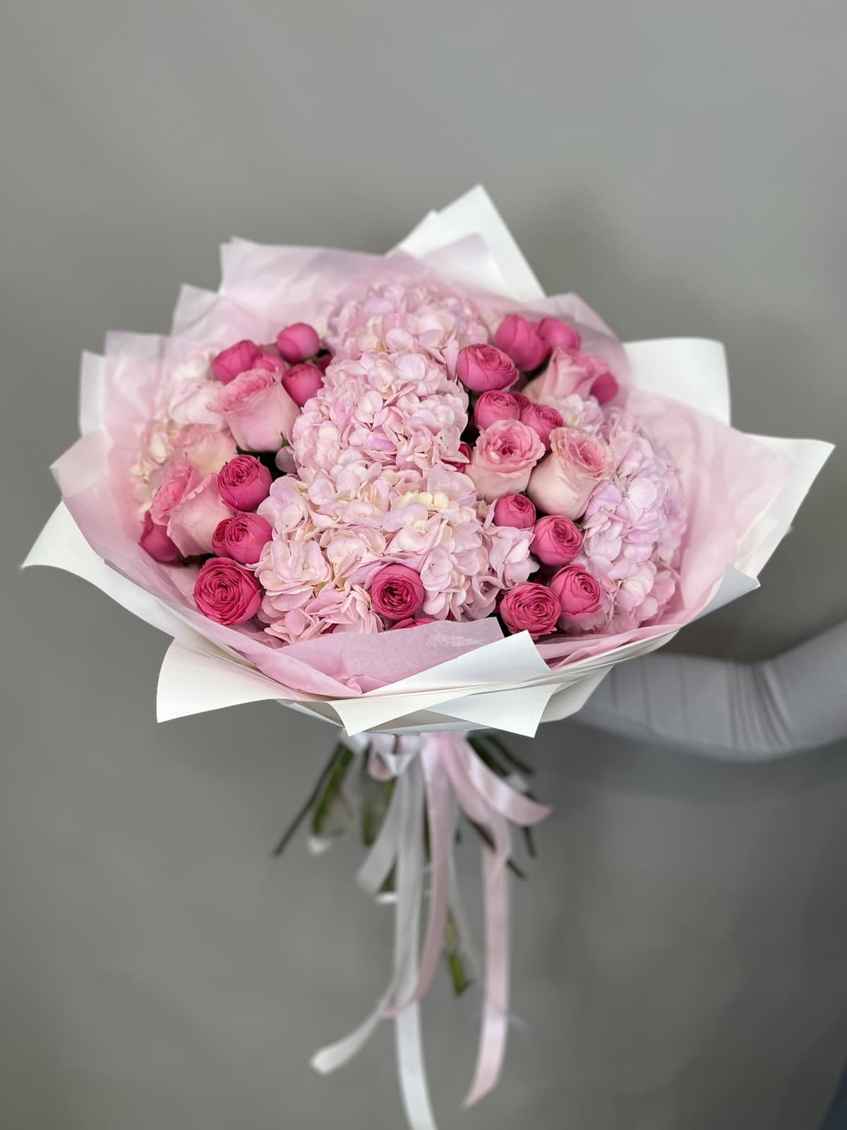 Дизайнерский букет "Пурпурный" L