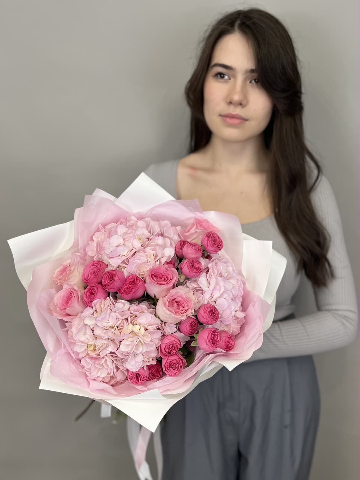 Оригинальный букет "Пурпурный" M