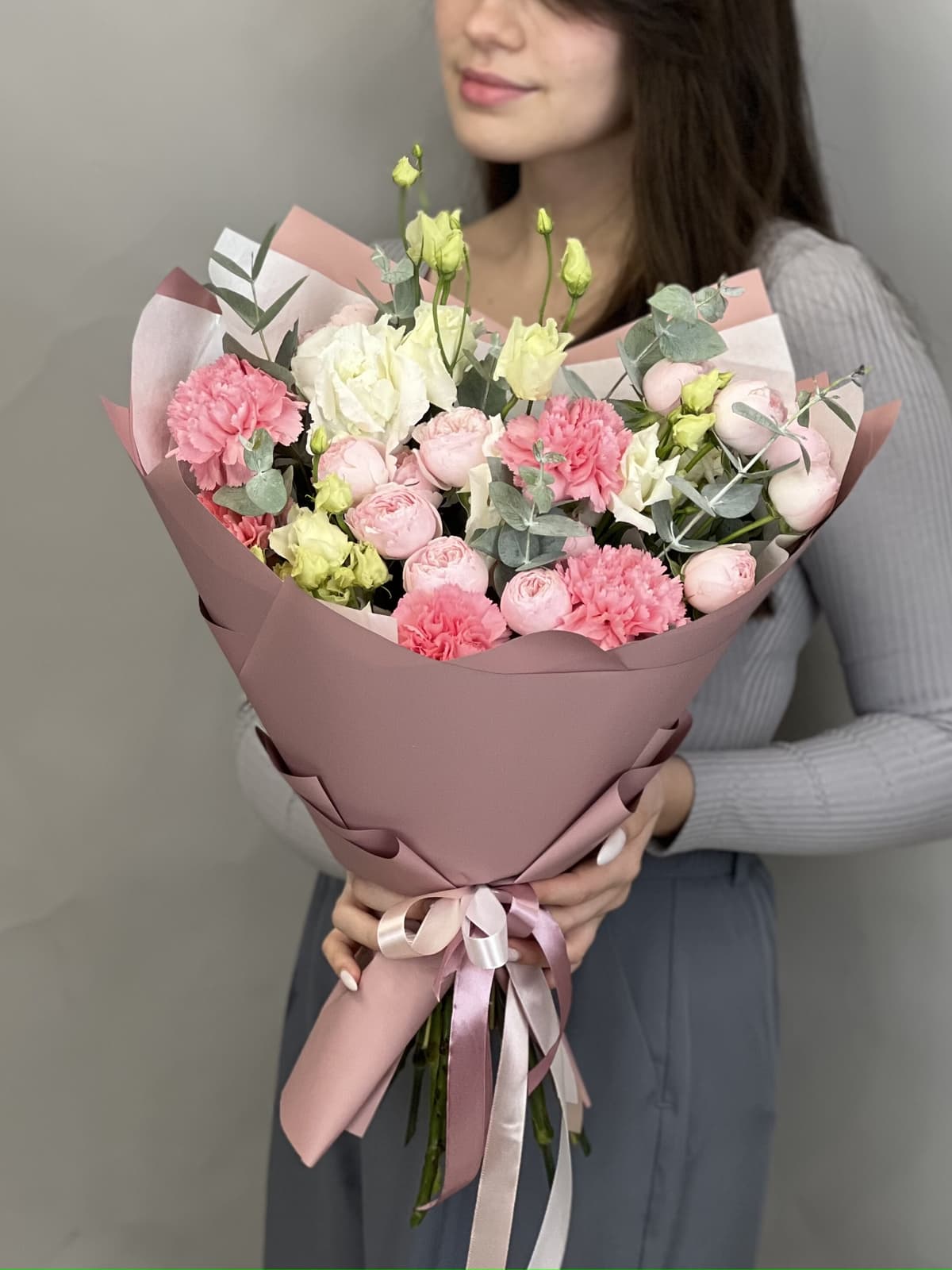 Красочный букет "Туманный" M