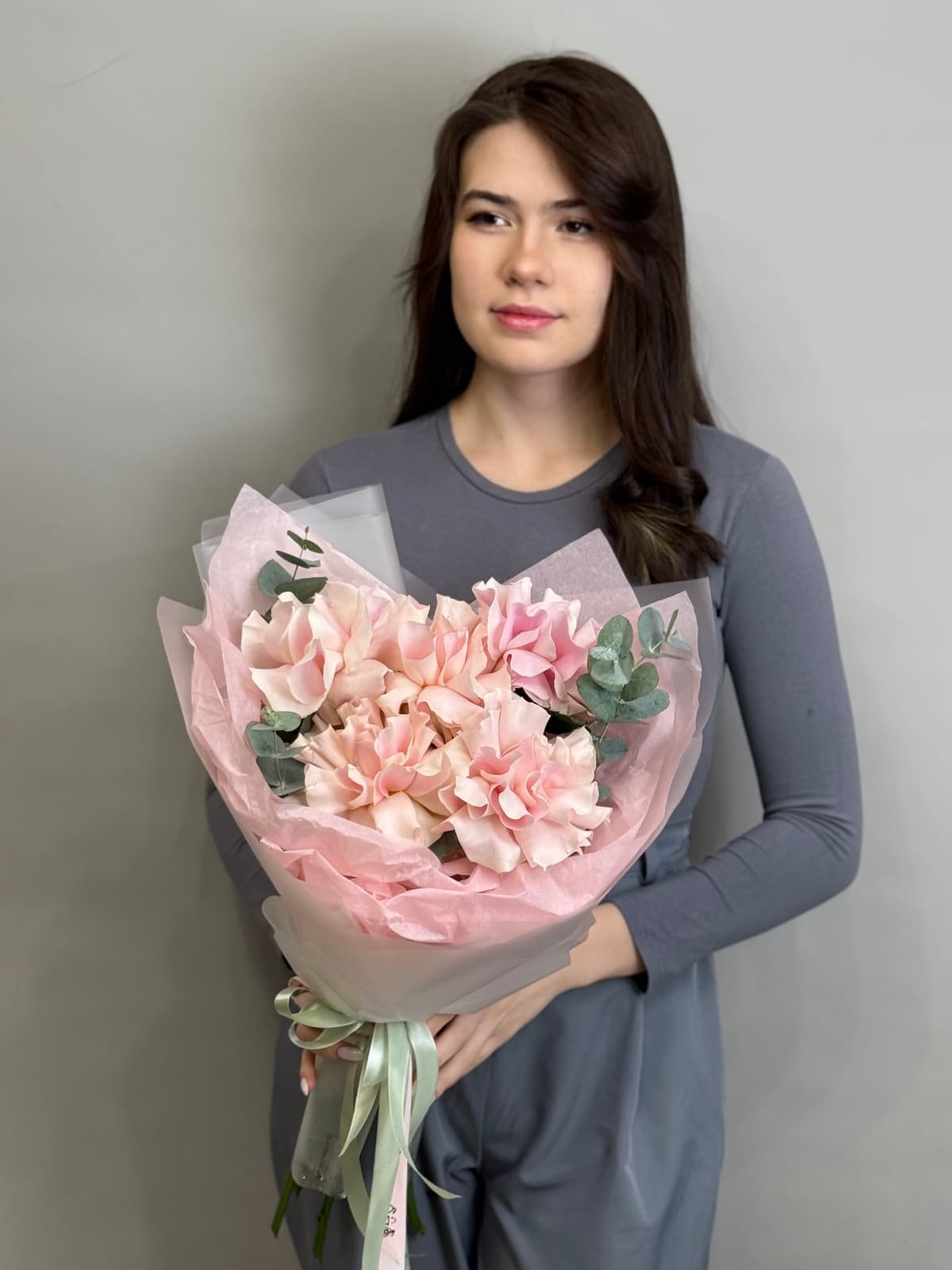 Букет "Розовый пирог" (5)