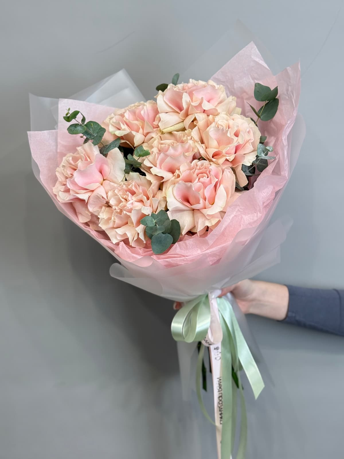 Букет "Розовый пирог" (7)