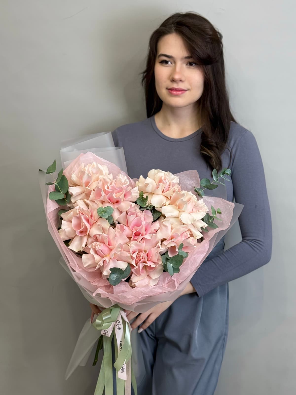 Букет "Розовый пирог" (9)