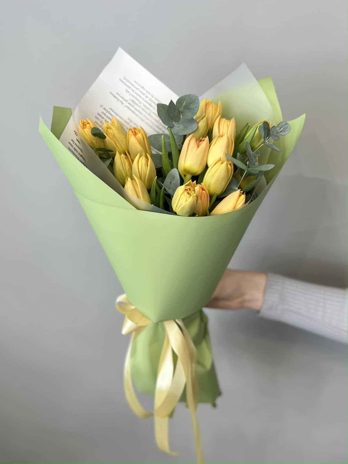 Букет пионовидных тюльпанов "Orca" M Менделеева