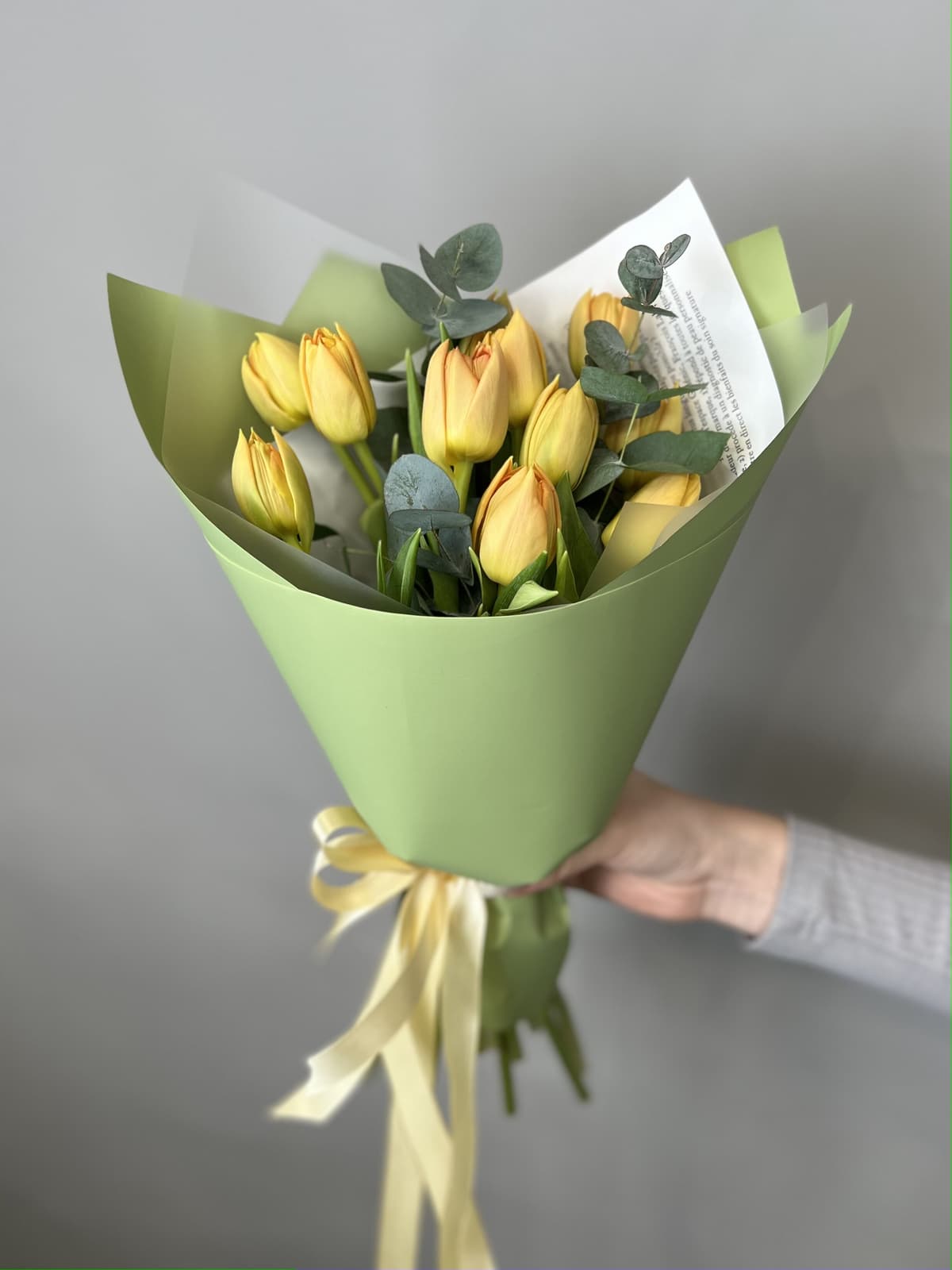 Букет пионовидных тюльпанов "Orca" S