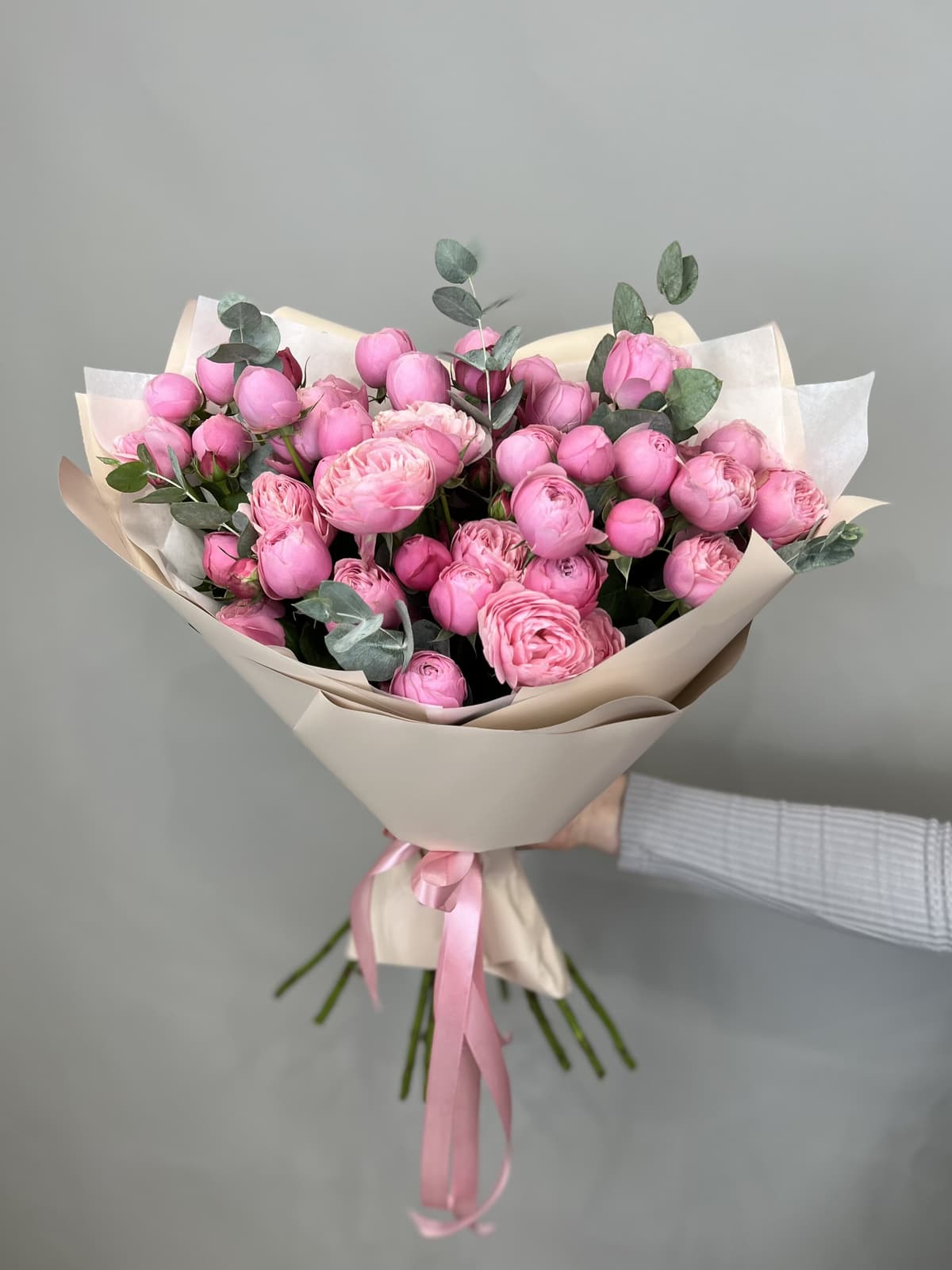 Весенний букет "Пудра" M