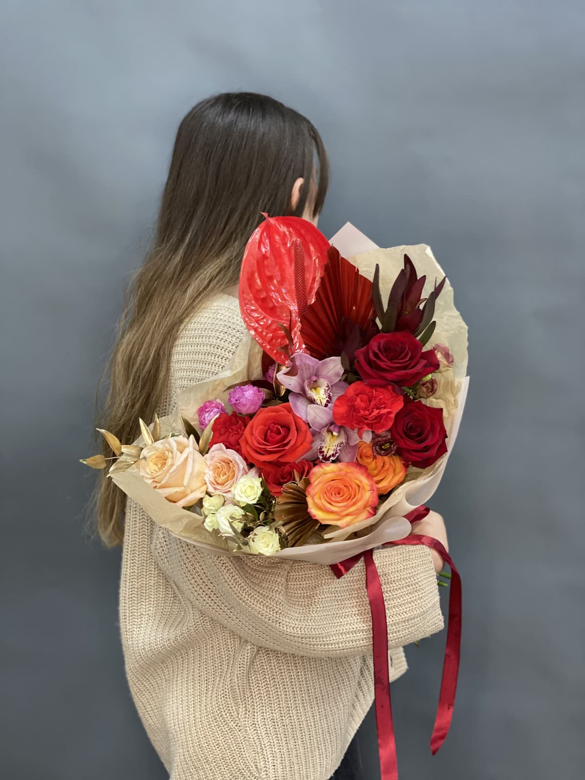 Букет "Red corals" M