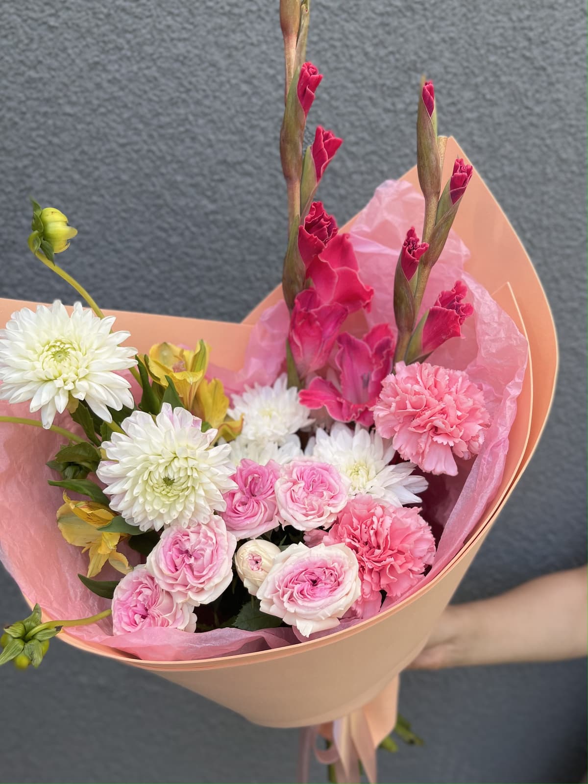 Букет с Георгинами