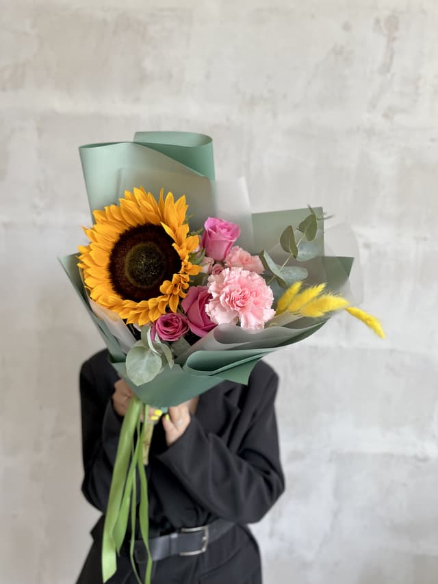 Букет с Подсолнухом Букет с Подсолнухом