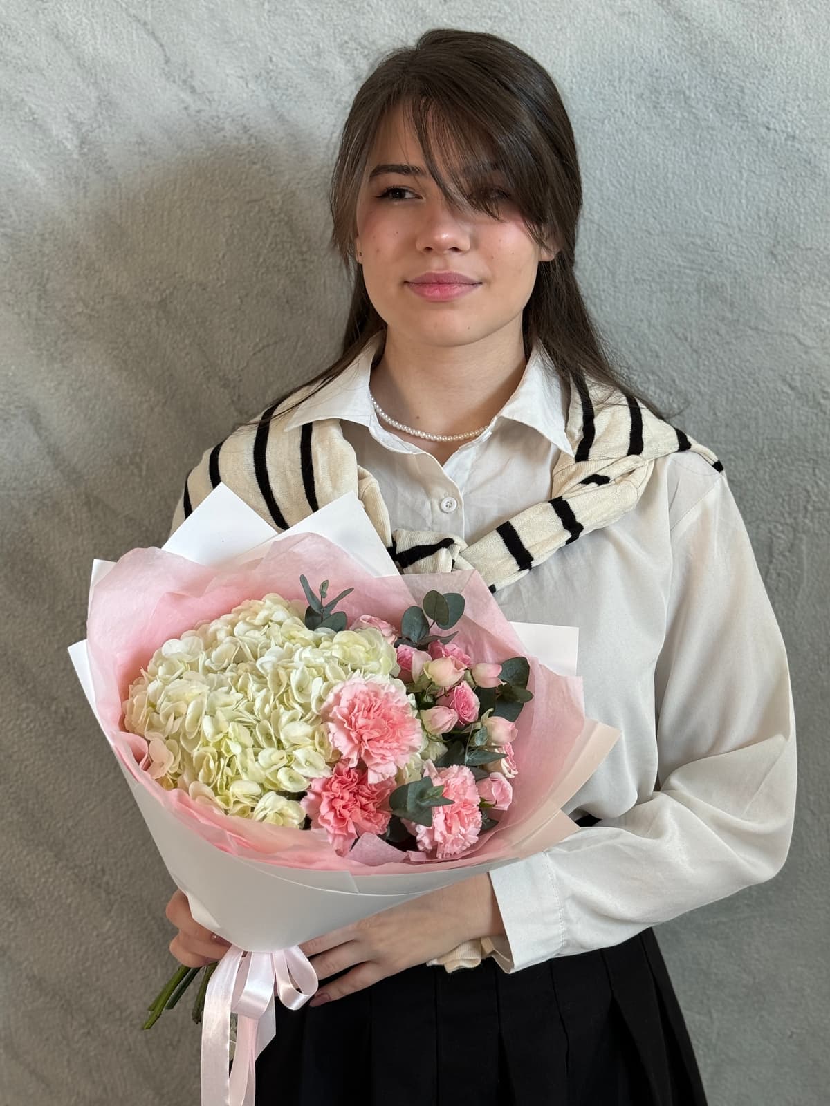 Нежный букет "Сияние" розовый