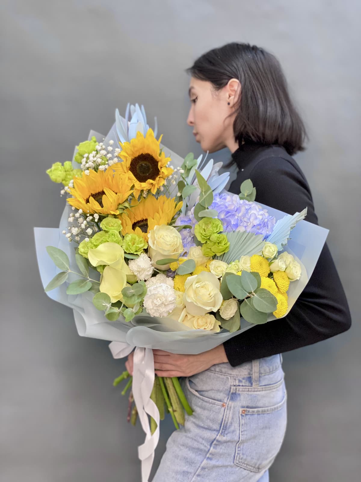 Букет "Solar eclipse" XL