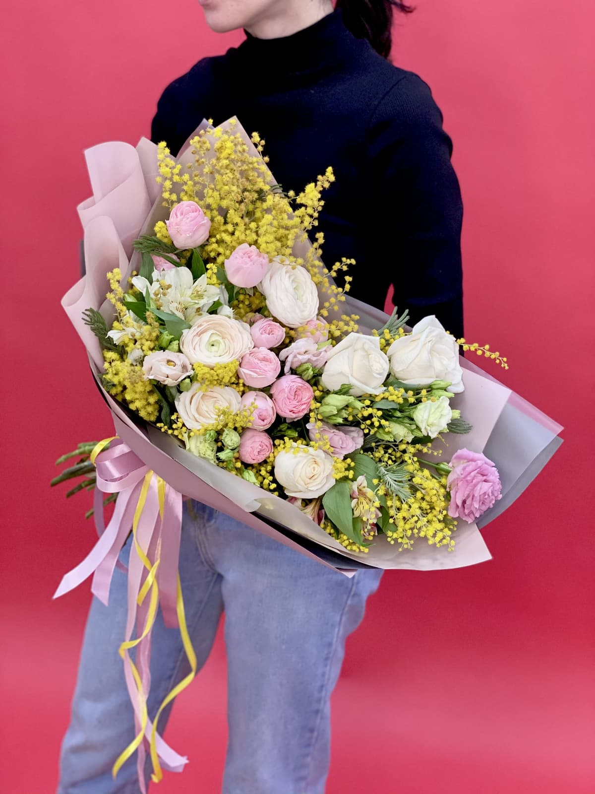 Букет «Sunny mimosa»