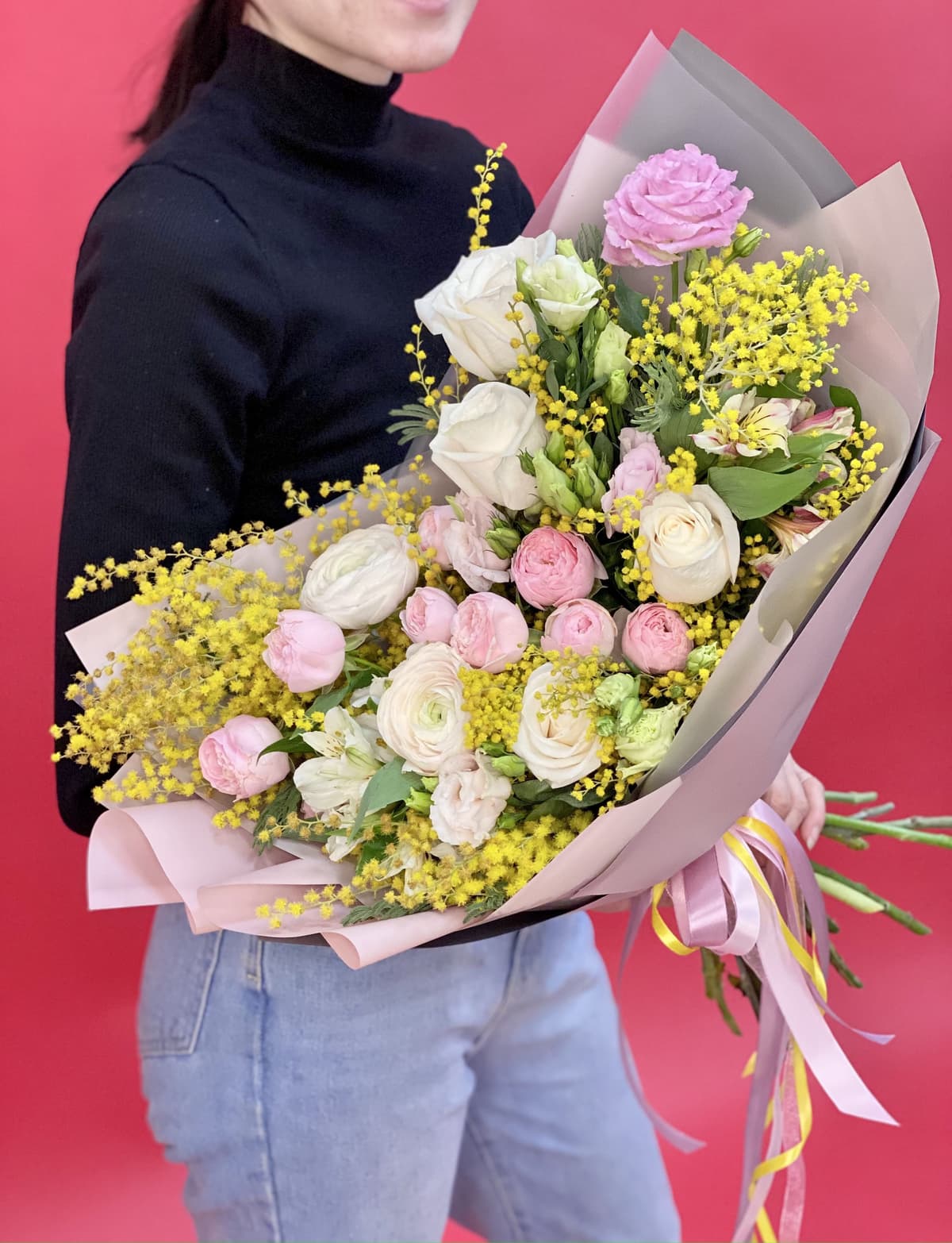 Букет «Sunny mimosa»