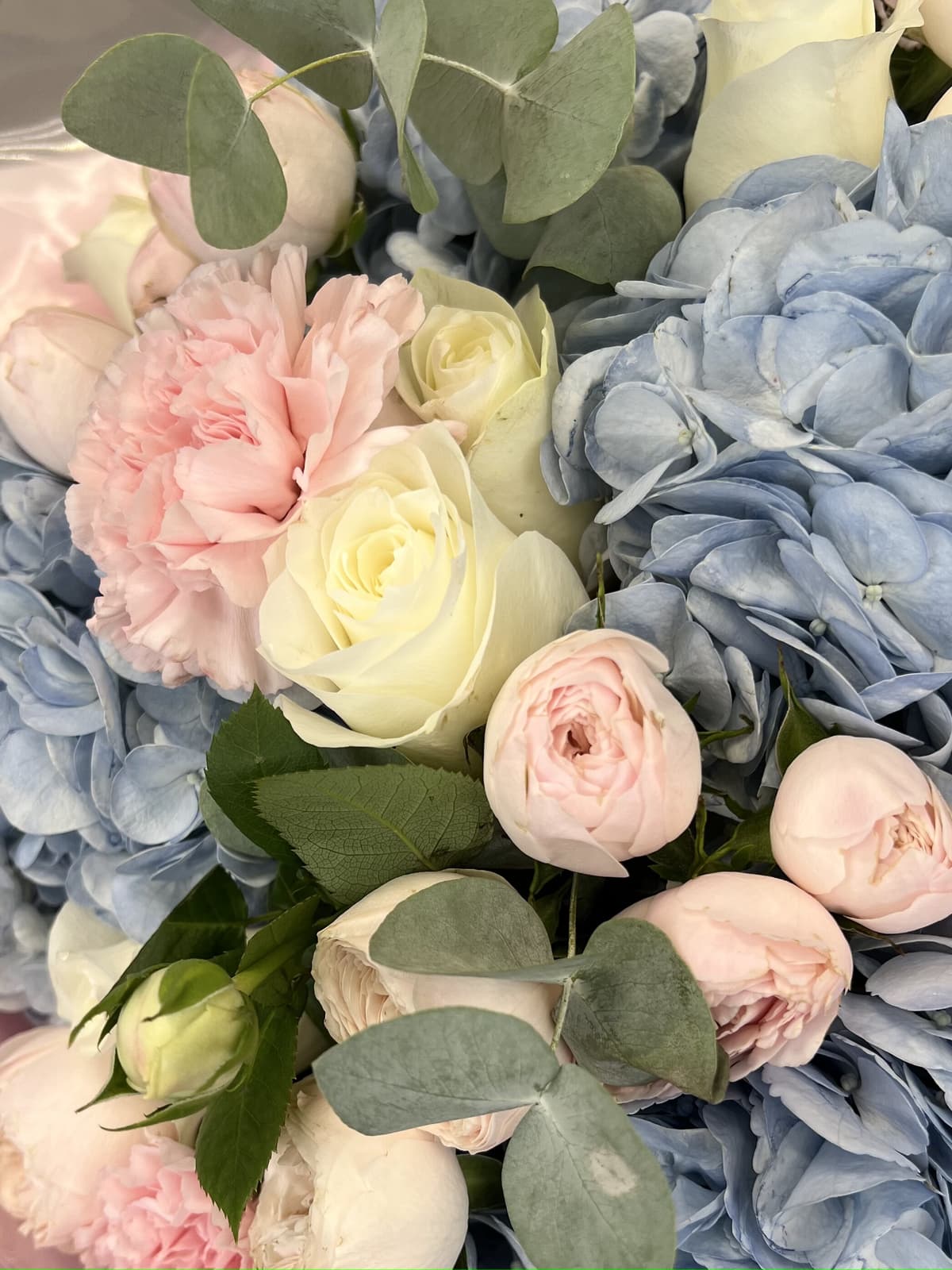 Красивый букет "Туман" L