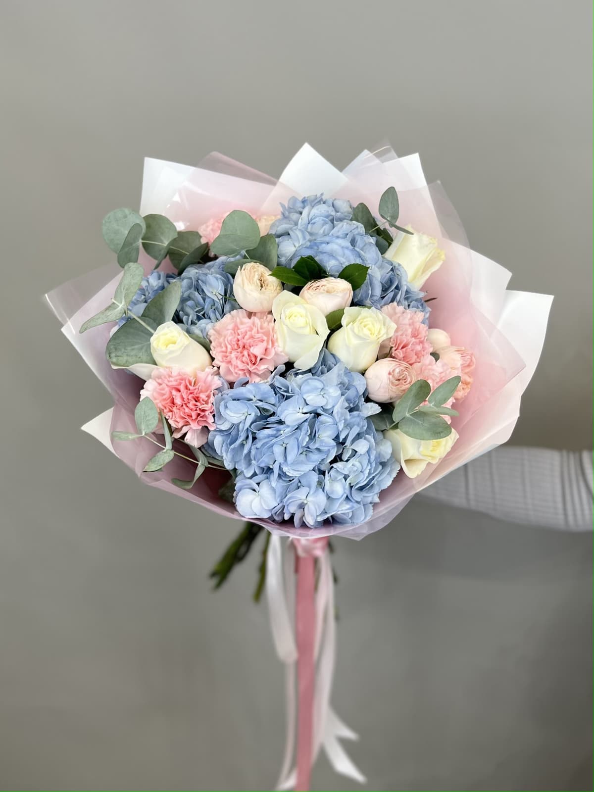 Цветочный букет "Туман" M