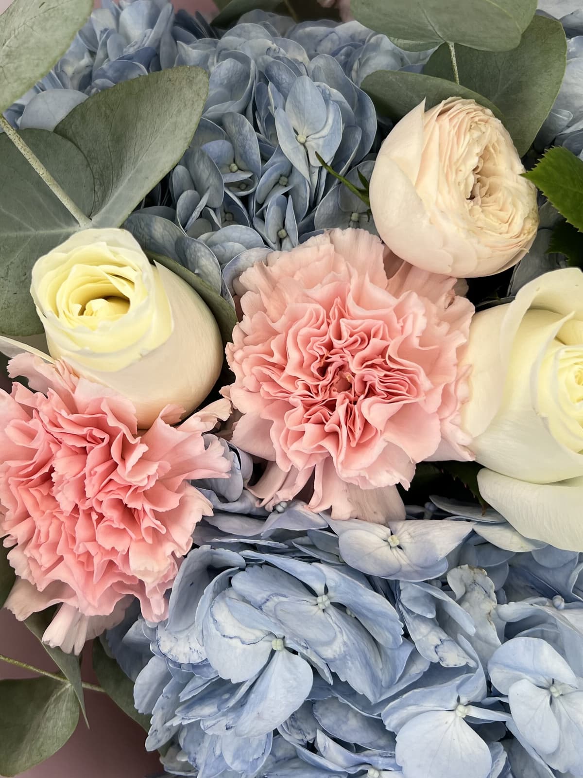 Весенний мини букет "Туман"