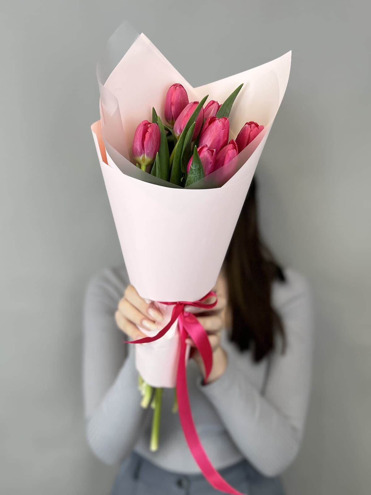 Букет тюльпанов "Lipstick" XS