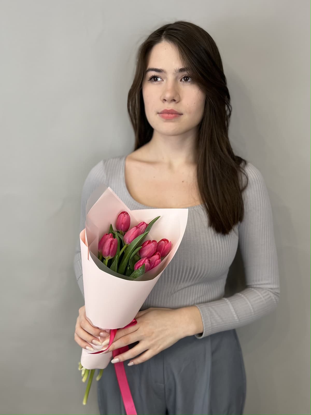 Букет тюльпанов "Lipstick" XS