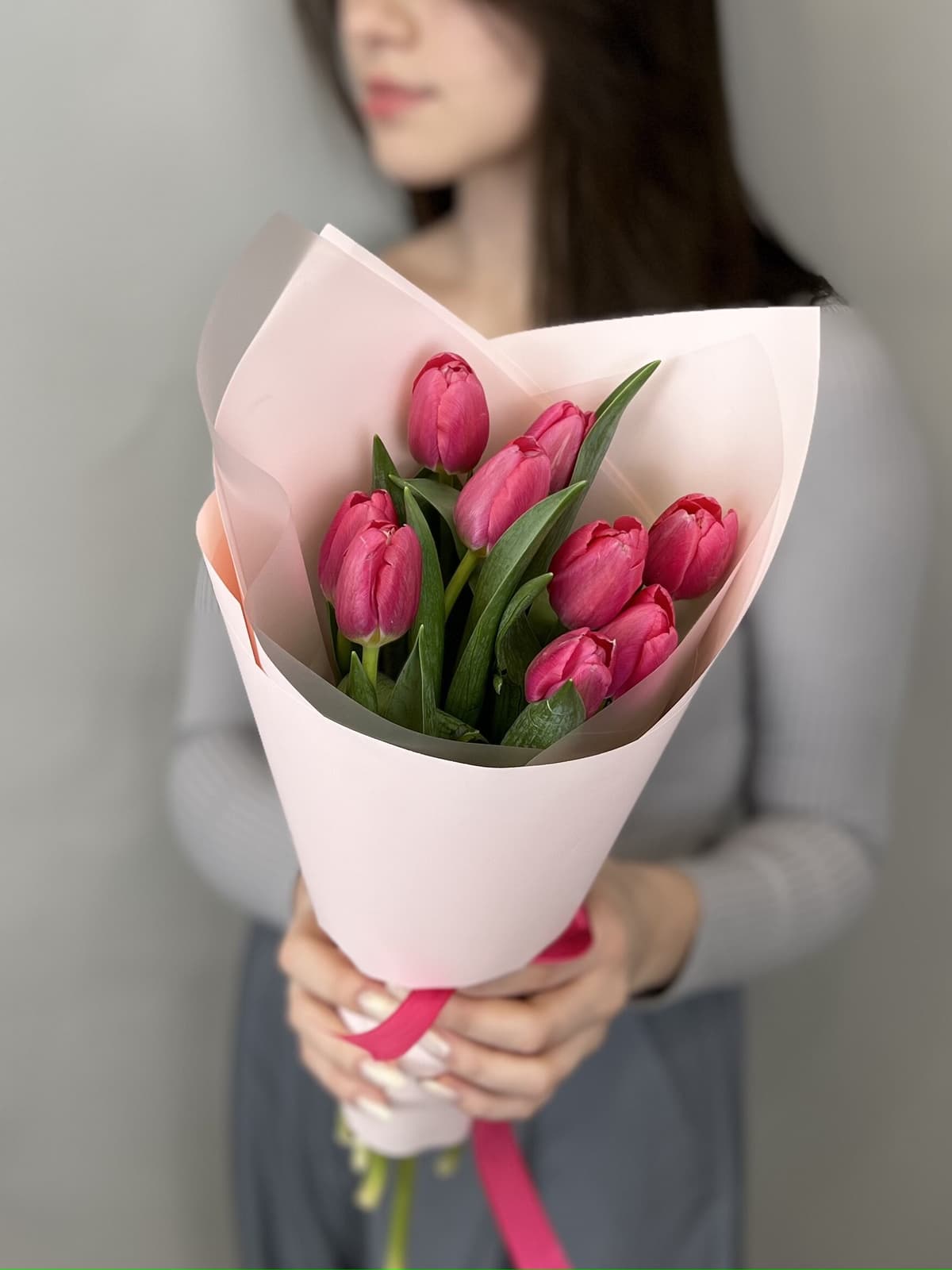 Букет тюльпанов "Lipstick" XS