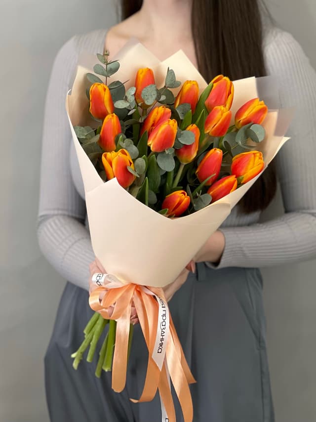 Букет тюльпанов "Nemo" M Букет тюльпанов "Nemo" M