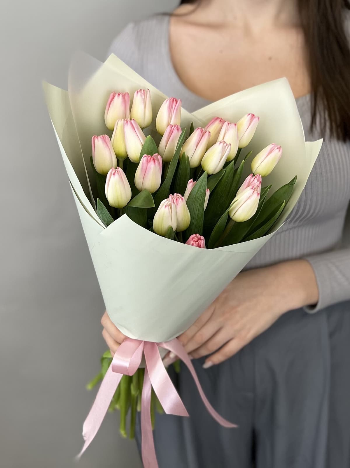 Букет тюльпанов "Pink" S