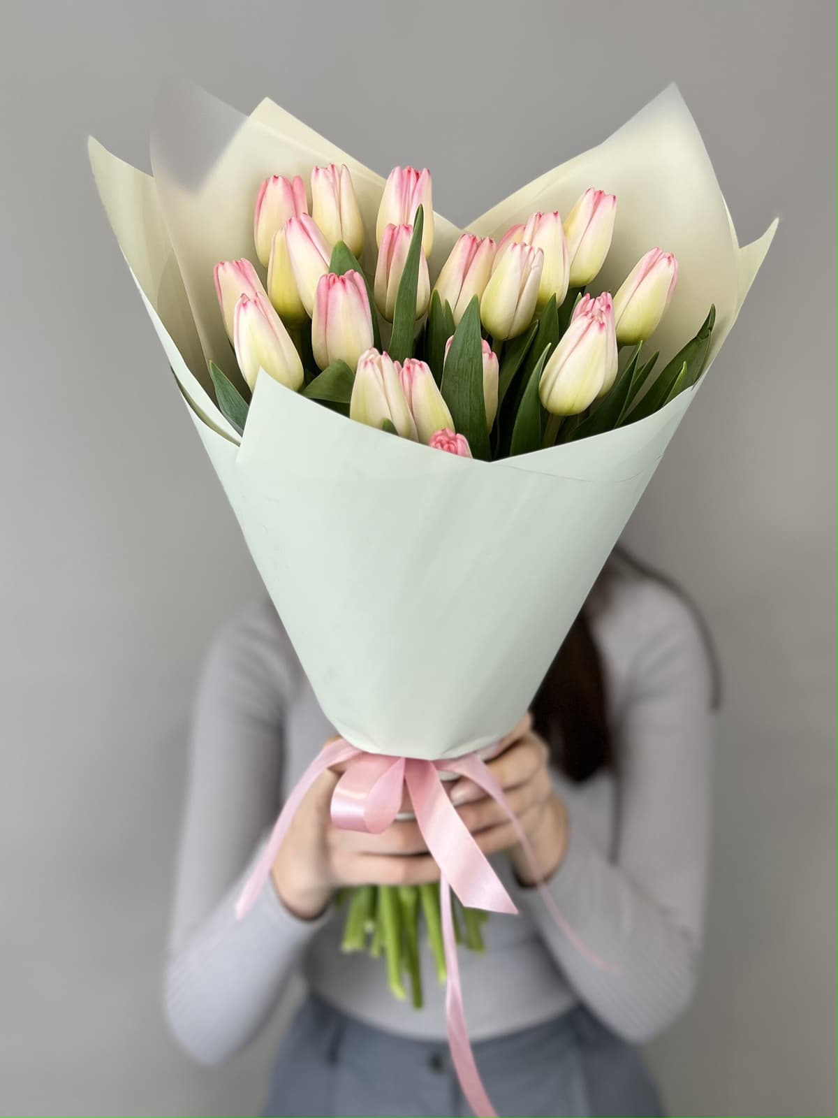 Букет тюльпанов "Pink" S