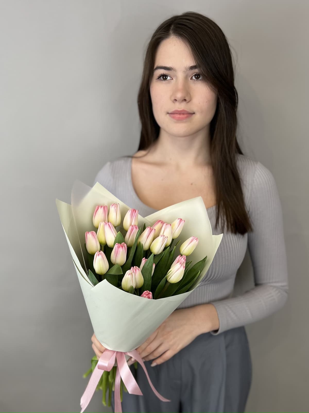 Букет тюльпанов "Pink" S