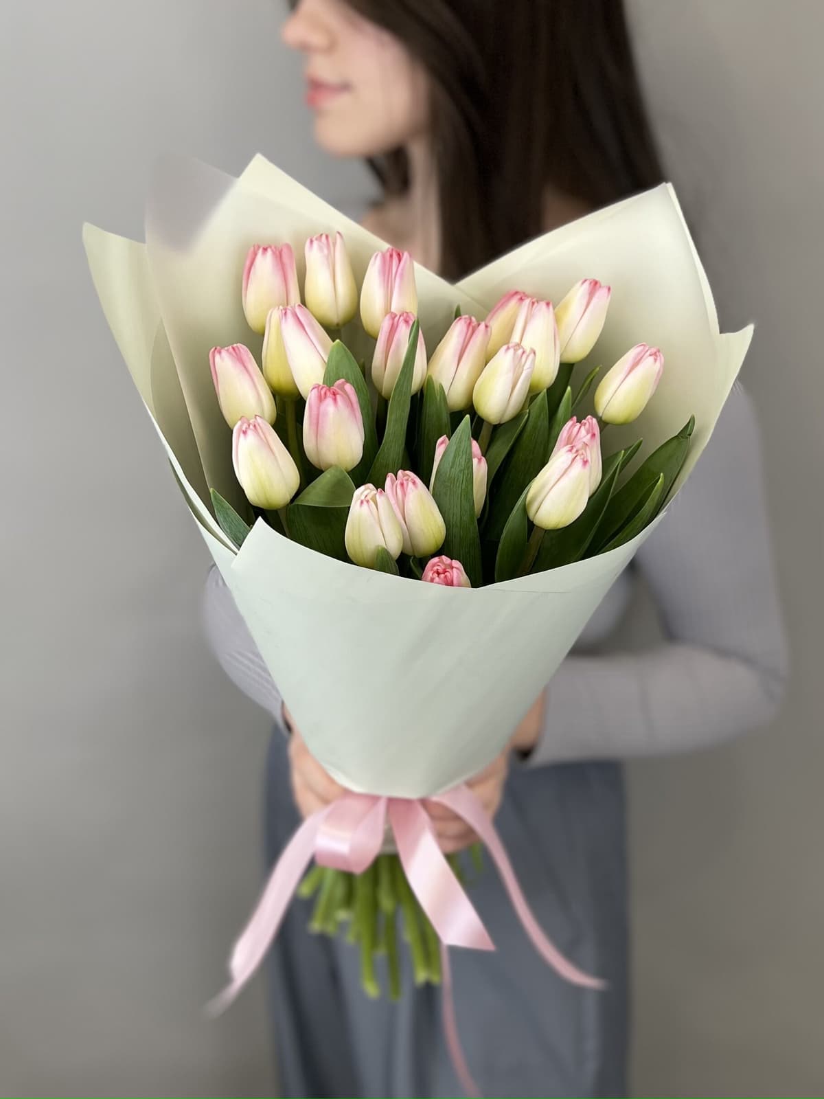 Букет тюльпанов "Pink" S