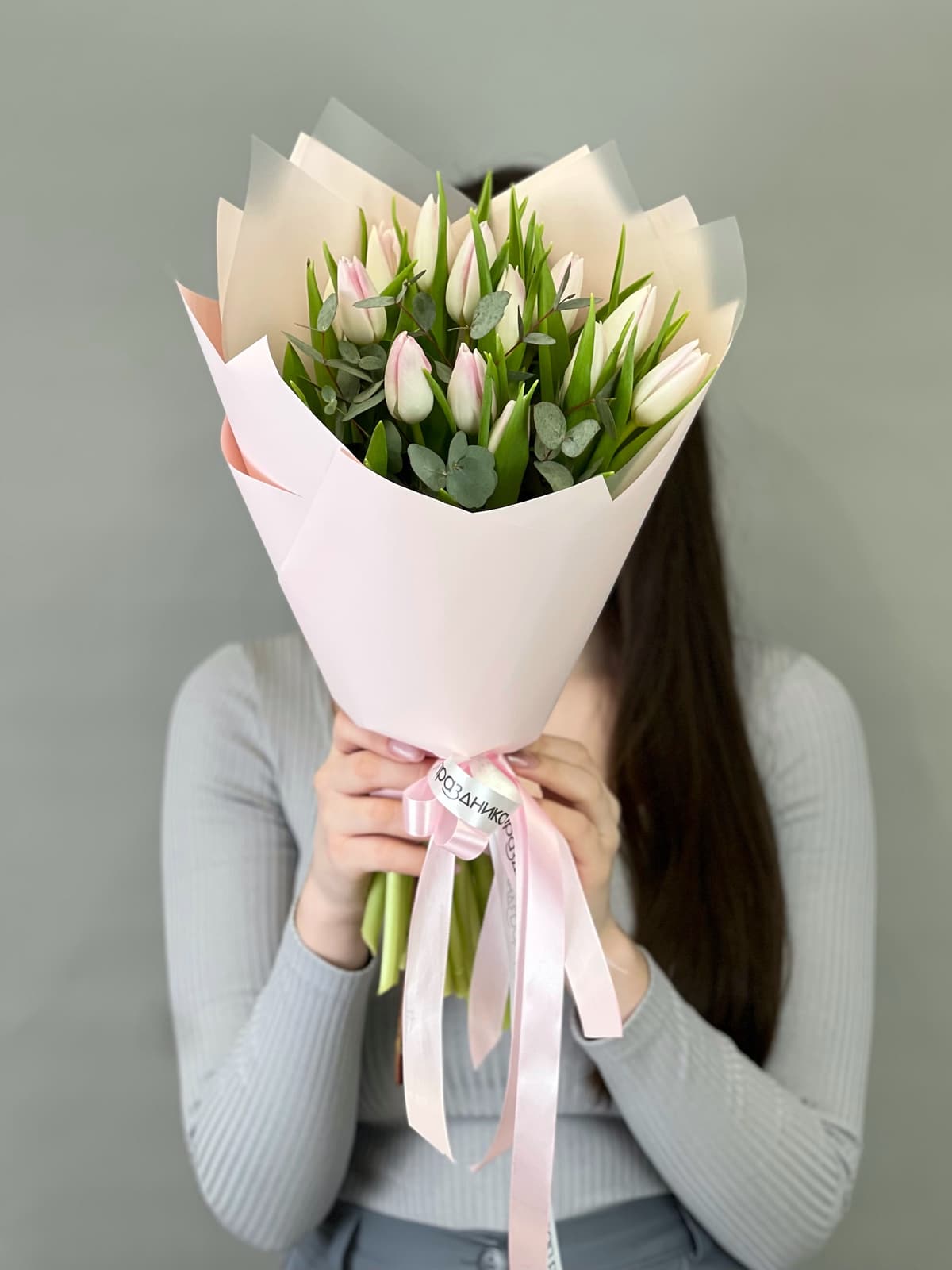 Букет тюльпанов "Pinky" M