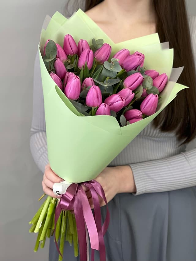 Букет тюльпанов "Лилу" (25) Букет тюльпанов "Лилу" (25)