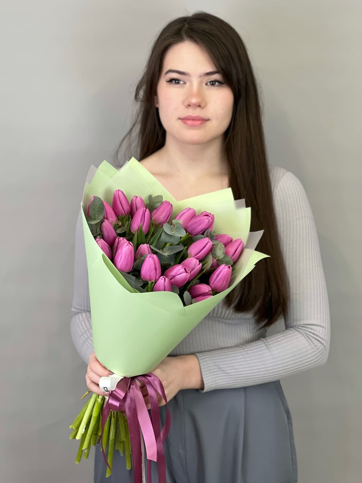 Букет тюльпанов "Лилу" (25)