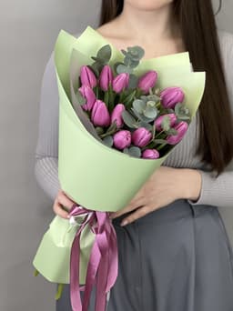 Букет тюльпанов "Лилу" (15)