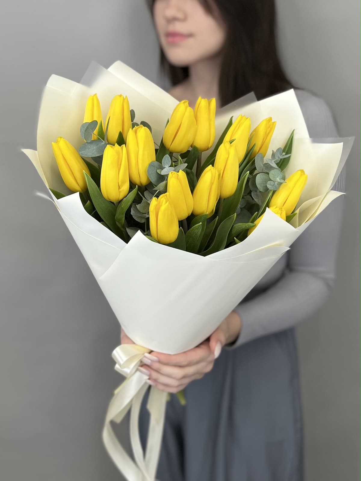 Популярный букет тюльпанов "Sunny" M