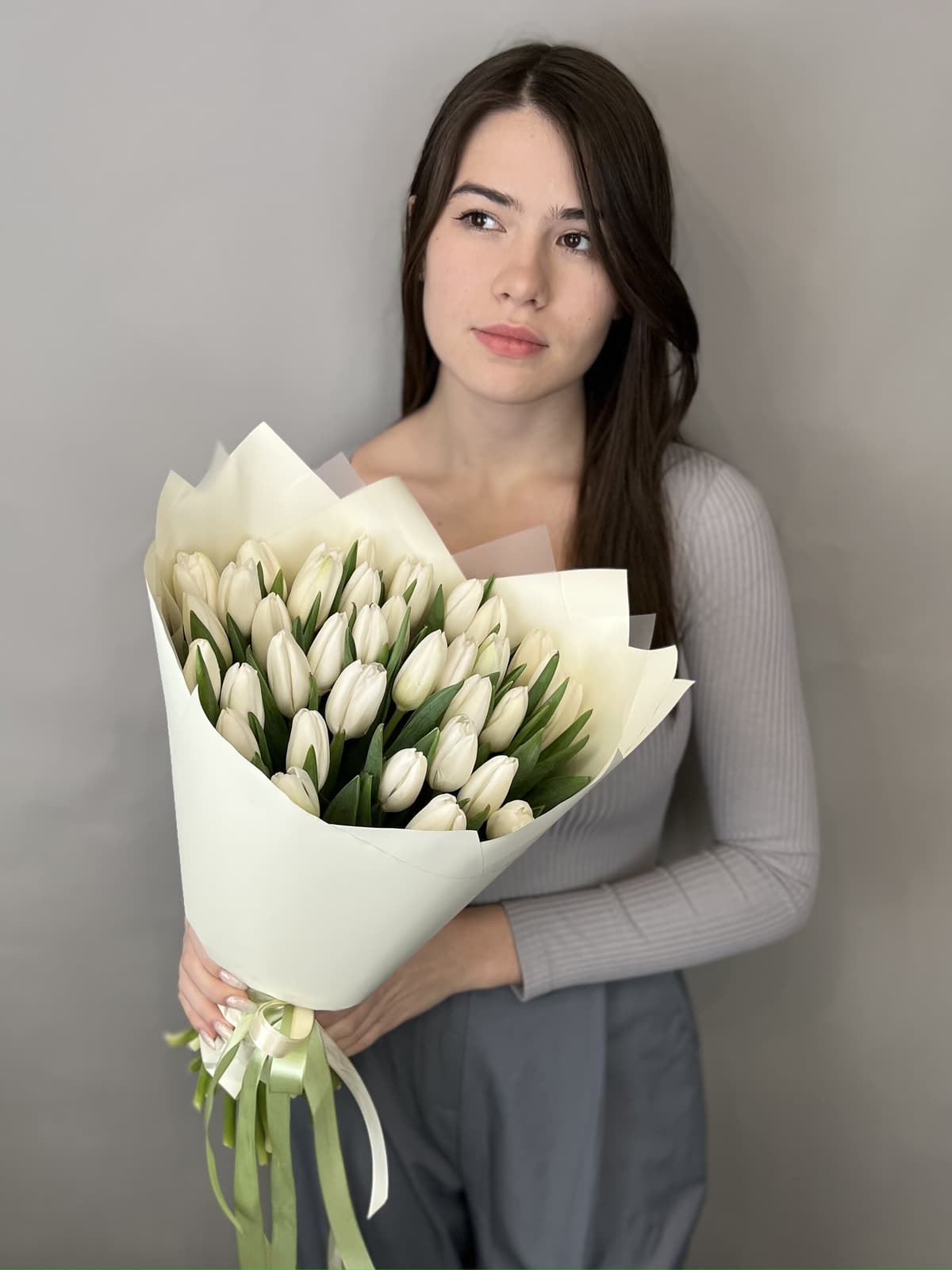 Букет тюльпанов "White" M Проспект