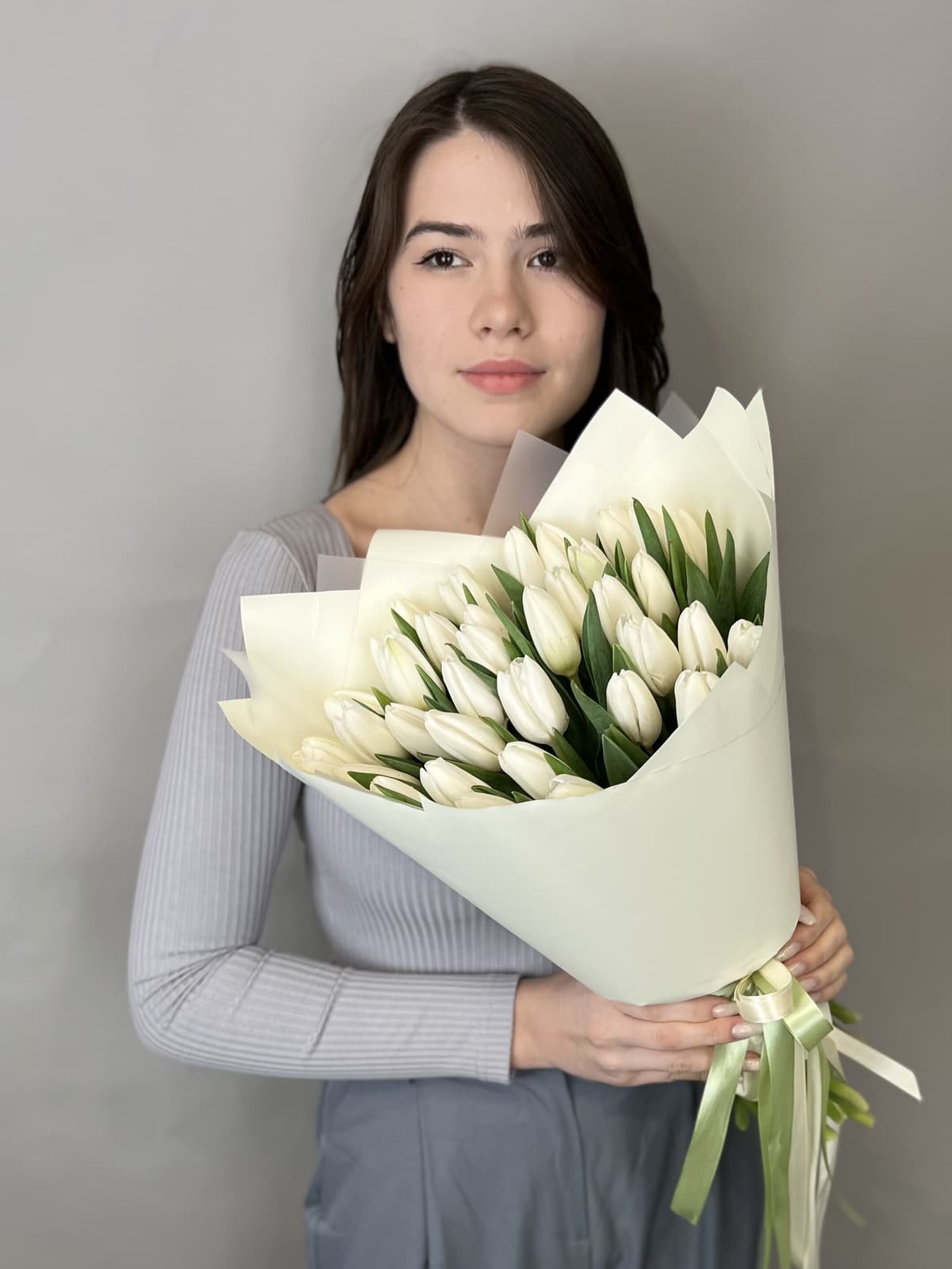 Букет тюльпанов "White" M Проспект