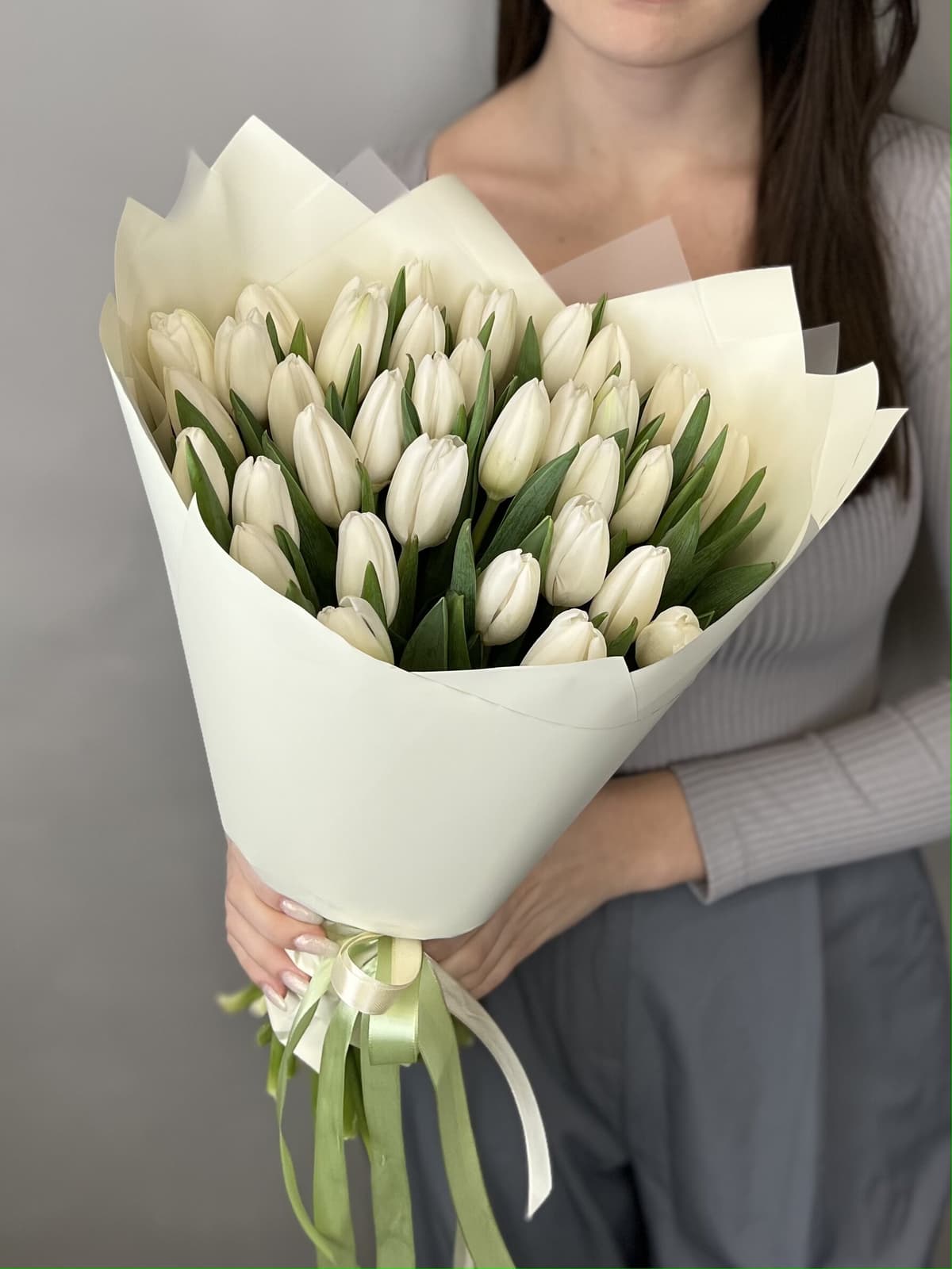 Букет тюльпанов "White" M Проспект