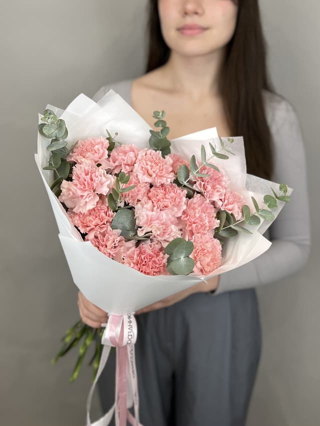 Свежий букет "Встреча с тобой" розовый Свежий букет "Встреча с тобой" розовый