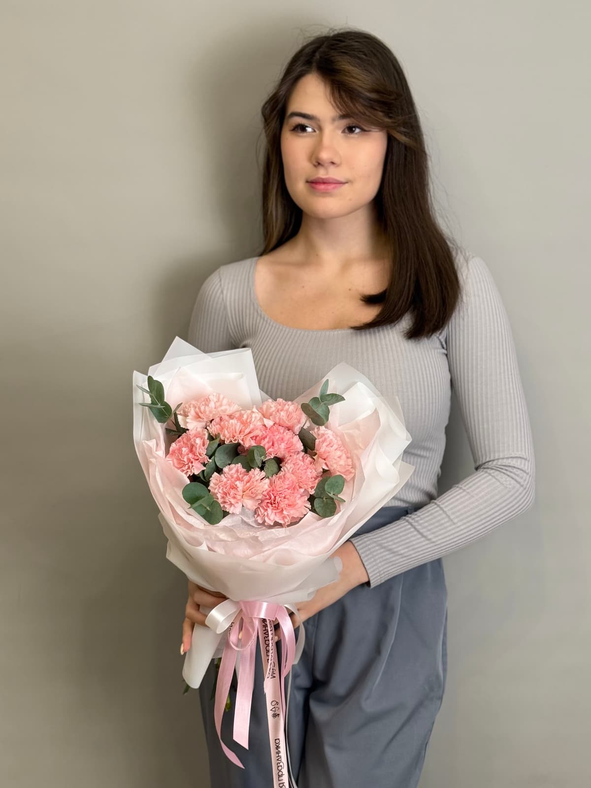 Букет "Встреча с тобой" розовый S