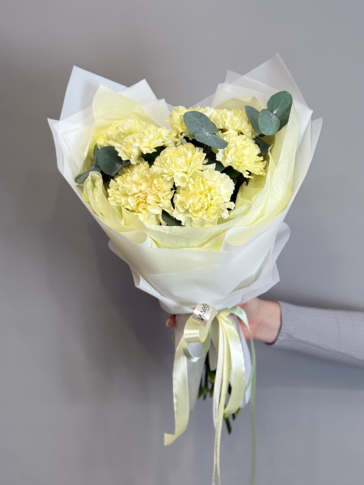 Букет "Встреча с тобой" сливочный S