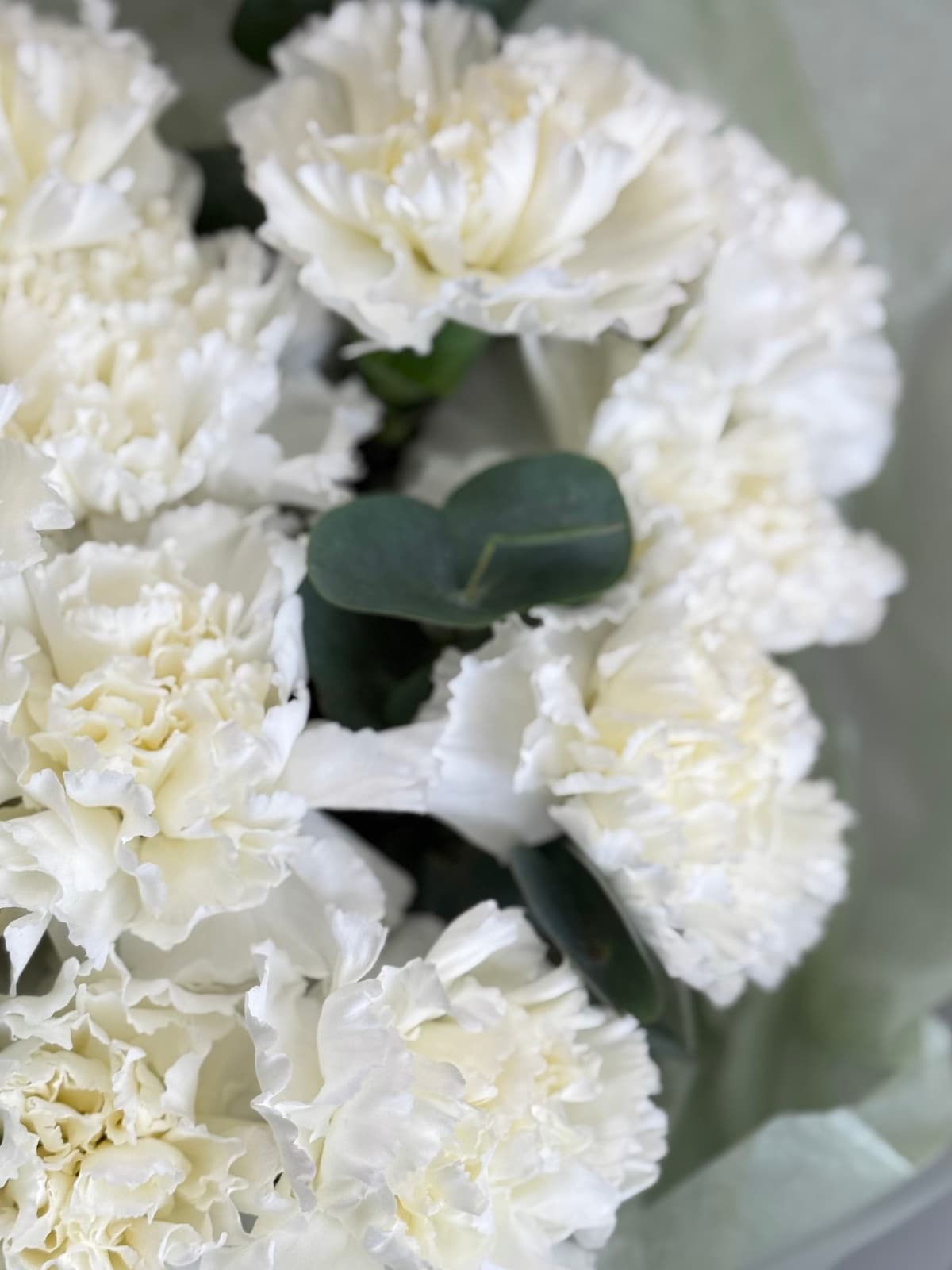 Цветочный букет "Встреча с тобой" белый M