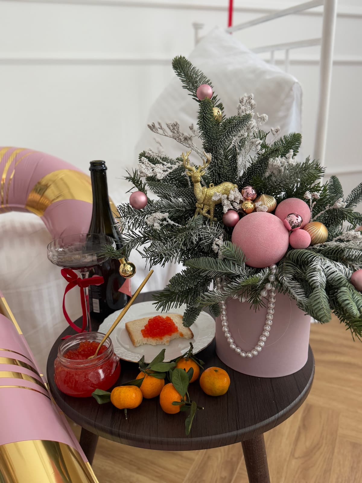 Елочная композиция "Сказочный олень"