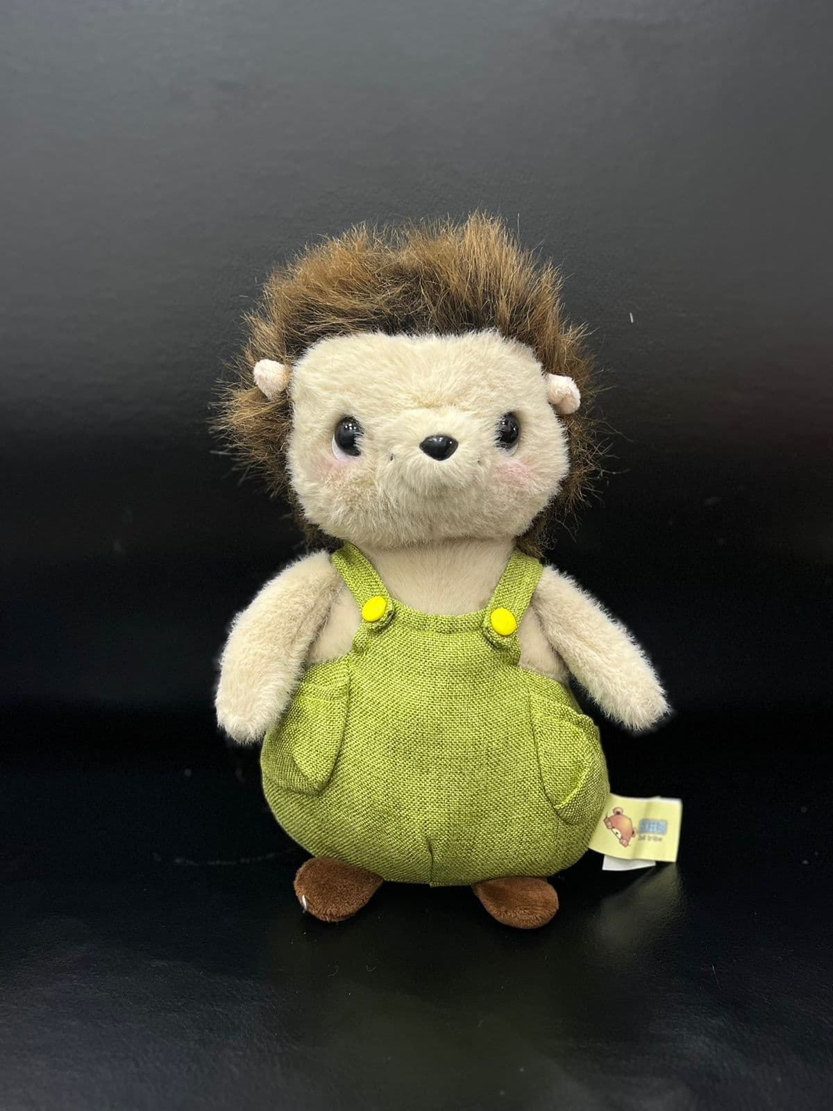 Ежик в зеленом комбинезоне 24 см