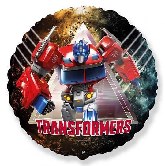 Ф 18"/ 45 см Круг,Трансформеры,Оптимус Прайм/FM/ Ф 18"/ 45 см Круг,Трансформеры,Оптимус Прайм/FM/