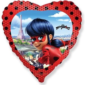 Ф 18" Леди Баг в сердце/FM/ Ф 18" Леди Баг в сердце/FM/